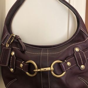 COACH Burgandy Shoulder Bag